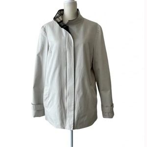 L’AGENCE plaid lined all weather JACKET COAT 6